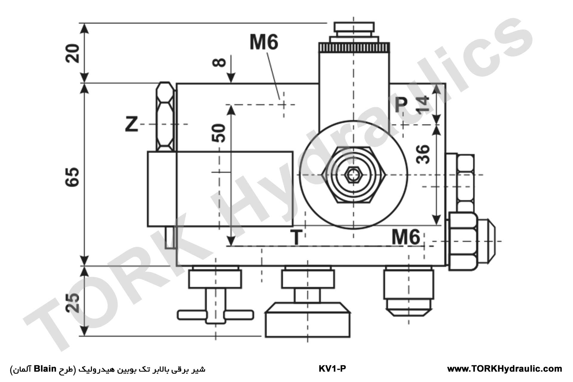 Installation singlecoil lift solenoid valve Settings and hydraulic